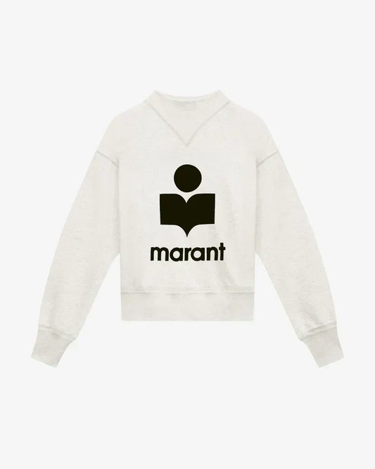 Isabel Marant -  Pull à logo blanc femme